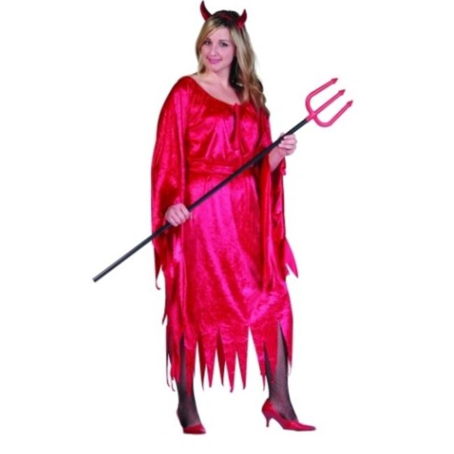 Velvet Classic Devil Adult Costume - Plus Size